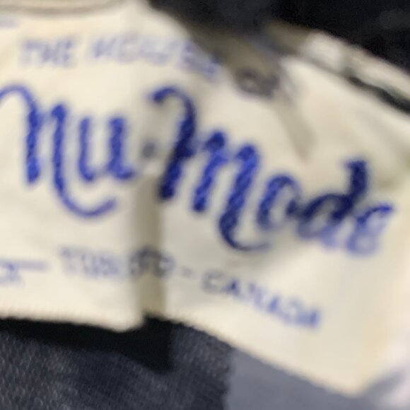 VINTAGE NU-MODE SLIM FIT SLEEVELESS RUFFLE LACE LITTLE BLACK DRESS SIZE S - Picture 12 of 12